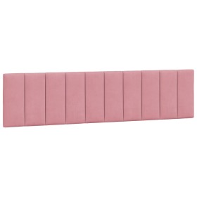vidaXL Kopfteil-Kissen Rosa 200 cm Samt