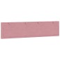 vidaXL Kopfteil-Kissen Rosa 200 cm Samt