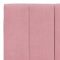 vidaXL Kopfteil-Kissen Rosa 200 cm Samt