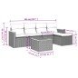 vidaXL 6-tlg. Garten-Sofagarnitur mit Kissen Beige Poly Rattan vidaXL 6-tlg. Garten-Sofagarnitur mit Kissen Beige Poly Rattan