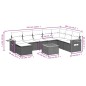 vidaXL 9-tlg. Garten-Sofagarnitur mit Kissen Beige Poly Rattan vidaXL 9-tlg. Garten-Sofagarnitur mit Kissen Beige Poly Rattan