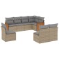 vidaXL 8-tlg. Garten-Sofagarnitur mit Kissen Beige Poly Rattan vidaXL 8-tlg. Garten-Sofagarnitur mit Kissen Beige Poly Rattan