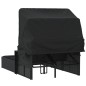 vidaXL Doppel-Sonnenliege mit Dach und Auflagen Schwarz Poly Rattan vidaXL Doppel-Sonnenliege mit Dach und Auflagen Schwarz Poly Rattan