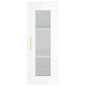 vidaXL Highboard Hochglanz-Weiß 34,5x34x180 cm Holzwerkstoff vidaXL Highboard Hochglanz-Weiß 34,5x34x180 cm Holzwerkstoff