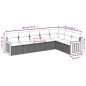 vidaXL 7-tlg. Garten-Sofagarnitur mit Kissen Beige Poly Rattan vidaXL 7-tlg. Garten-Sofagarnitur mit Kissen Beige Poly Rattan