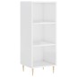 vidaXL Highboard Hochglanz-Weiß 34,5x34x180 cm Holzwerkstoff vidaXL Highboard Hochglanz-Weiß 34,5x34x180 cm Holzwerkstoff