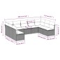 vidaXL 9-tlg. Garten-Sofagarnitur mit Kissen Schwarz Poly Rattan vidaXL 9-tlg. Garten-Sofagarnitur mit Kissen Schwarz Poly Rattan