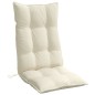 vidaXL Hochlehner-Auflagen 2 Stk. Creme Oxford-Gewebe vidaXL Hochlehner-Auflagen 2 Stk. Creme Oxford-Gewebe