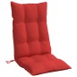 vidaXL Hochlehner-Auflagen 2 Stk. Rot Oxford-Gewebe vidaXL Hochlehner-Auflagen 2 Stk. Rot Oxford-Gewebe