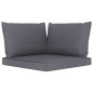 5-tlg. Garten-Lounge-Set mit Anthrazit Kissen 5-tlg. Garten-Lounge-Set mit Anthrazit Kissen