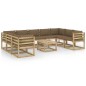 vidaXL 10-tlg. Garten-Lounge-Set mit Kissen Imprägniertes Kiefernholz vidaXL 10-tlg. Garten-Lounge-Set mit Kissen Imprägniertes Kiefernholz