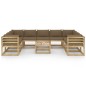 vidaXL 10-tlg. Garten-Lounge-Set mit Kissen Imprägniertes Kiefernholz vidaXL 10-tlg. Garten-Lounge-Set mit Kissen Imprägniertes Kiefernholz