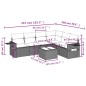 vidaXL 7-tlg. Garten-Sofagarnitur mit Kissen Beige Poly Rattan vidaXL 7-tlg. Garten-Sofagarnitur mit Kissen Beige Poly Rattan