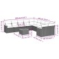 vidaXL 11-tlg. Garten-Sofagarnitur mit Kissen Beige Poly Rattan vidaXL 11-tlg. Garten-Sofagarnitur mit Kissen Beige Poly Rattan