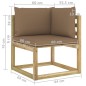 vidaXL 10-tlg. Garten-Lounge-Set mit Kissen Imprägniertes Kiefernholz vidaXL 10-tlg. Garten-Lounge-Set mit Kissen Imprägniertes Kiefernholz