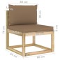 vidaXL 10-tlg. Garten-Lounge-Set mit Kissen Imprägniertes Kiefernholz vidaXL 10-tlg. Garten-Lounge-Set mit Kissen Imprägniertes Kiefernholz