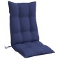vidaXL Hochlehner-Auflagen 2 Stk. Marineblau Oxford-Gewebe vidaXL Hochlehner-Auflagen 2 Stk. Marineblau Oxford-Gewebe