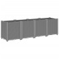 vidaXL Pflanzkübel Hellgrau 160x40x53 cm PP vidaXL Pflanzkübel Hellgrau 160x40x53 cm PP