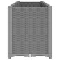 vidaXL Pflanzkübel Hellgrau 160x40x53 cm PP vidaXL Pflanzkübel Hellgrau 160x40x53 cm PP