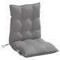 vidaXL Niedriglehner-Auflagen 4 Stk. Grau Oxford-Gewebe vidaXL Niedriglehner-Auflagen 4 Stk. Grau Oxford-Gewebe