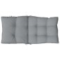 vidaXL Niedriglehner-Auflagen 4 Stk. Grau Oxford-Gewebe vidaXL Niedriglehner-Auflagen 4 Stk. Grau Oxford-Gewebe