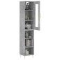 vidaXL Highboard Betongrau 34,5x34x180 cm Holzwerkstoff vidaXL Highboard Betongrau 34,5x34x180 cm Holzwerkstoff
