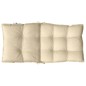 vidaXL Niedriglehner-Auflagen 2 Stk. Beige Oxford-Gewebe vidaXL Niedriglehner-Auflagen 2 Stk. Beige Oxford-Gewebe