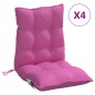 vidaXL Niedriglehner-Auflagen 4 Stk. Rosa Oxford-Gewebe vidaXL Niedriglehner-Auflagen 4 Stk. Rosa Oxford-Gewebe