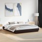 vidaXL Bettgestell mit LED Schwarz 200x200 cm vidaXL Bettgestell mit LED Schwarz 200x200 cm