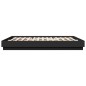 vidaXL Bettgestell mit LED Schwarz 200x200 cm vidaXL Bettgestell mit LED Schwarz 200x200 cm