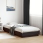 vidaXL Bettgestell mit LED Schwarz 90x200 cm vidaXL Bettgestell mit LED Schwarz 90x200 cm