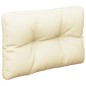 vidaXL Palettenkissen 2-tlg. Creme Stoff vidaXL Palettenkissen 2-tlg. Creme Stoff