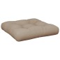 vidaXL Palettenkissen 2-tlg. Taupe Stoff vidaXL Palettenkissen 2-tlg. Taupe Stoff