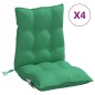 vidaXL Niedriglehner-Auflagen 4 Stk. Grün Oxford-Gewebe vidaXL Niedriglehner-Auflagen 4 Stk. Grün Oxford-Gewebe