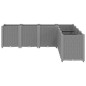 vidaXL Pflanzkübel Hellgrau 160x160x53 cm PP vidaXL Pflanzkübel Hellgrau 160x160x53 cm PP