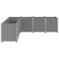 vidaXL Pflanzkübel Hellgrau 160x160x53 cm PP vidaXL Pflanzkübel Hellgrau 160x160x53 cm PP