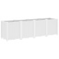 vidaXL Pflanzkübel Weiß 160x40x53 cm PP vidaXL Pflanzkübel Weiß 160x40x53 cm PP