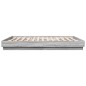 vidaXL Bettgestell mit LED Grau Sonoma 180x200 cm vidaXL Bettgestell mit LED Grau Sonoma 180x200 cm