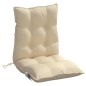 vidaXL Niedriglehner-Auflagen 4 Stk. Beige Oxford-Gewebe vidaXL Niedriglehner-Auflagen 4 Stk. Beige Oxford-Gewebe