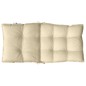vidaXL Niedriglehner-Auflagen 4 Stk. Beige Oxford-Gewebe vidaXL Niedriglehner-Auflagen 4 Stk. Beige Oxford-Gewebe
