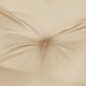 vidaXL Niedriglehner-Auflagen 4 Stk. Beige Oxford-Gewebe vidaXL Niedriglehner-Auflagen 4 Stk. Beige Oxford-Gewebe