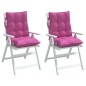 vidaXL Niedriglehner-Auflagen 2 Stk. Rosa Oxford-Gewebe vidaXL Niedriglehner-Auflagen 2 Stk. Rosa Oxford-Gewebe