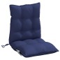 vidaXL Niedriglehner-Auflagen 4 Stk. Marineblau Oxford-Gewebe vidaXL Niedriglehner-Auflagen 4 Stk. Marineblau Oxford-Gewebe