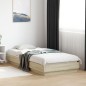 vidaXL Bettgestell mit LED Sonoma-Eiche 90x200 cm vidaXL Bettgestell mit LED Sonoma-Eiche 90x200 cm