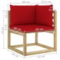 vidaXL 9-tlg. Garten-Lounge-Set mit Kissen Imprägniertes Kiefernholz vidaXL 9-tlg. Garten-Lounge-Set mit Kissen Imprägniertes Kiefernholz