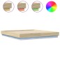 vidaXL Bettgestell mit LED Sonoma-Eiche 200x200 cm vidaXL Bettgestell mit LED Sonoma-Eiche 200x200 cm