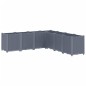vidaXL Pflanzkübel Grau 160x160x53 cm PP vidaXL Pflanzkübel Grau 160x160x53 cm PP