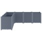 vidaXL Pflanzkübel Grau 160x160x53 cm PP vidaXL Pflanzkübel Grau 160x160x53 cm PP
