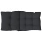 vidaXL Niedriglehner-Auflagen 2 Stk. Schwarz Oxford-Gewebe vidaXL Niedriglehner-Auflagen 2 Stk. Schwarz Oxford-Gewebe