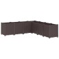 vidaXL Pflanzkübel Braun 160x160x53 cm PP vidaXL Pflanzkübel Braun 160x160x53 cm PP